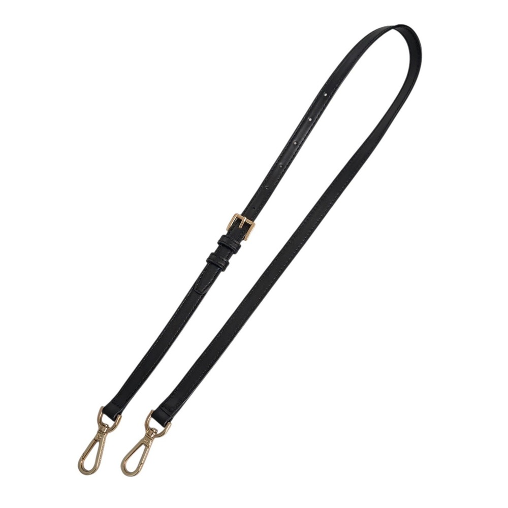 Michael Kors Black Leather Replacement Purse Strap Gold Hardware 45 Inch